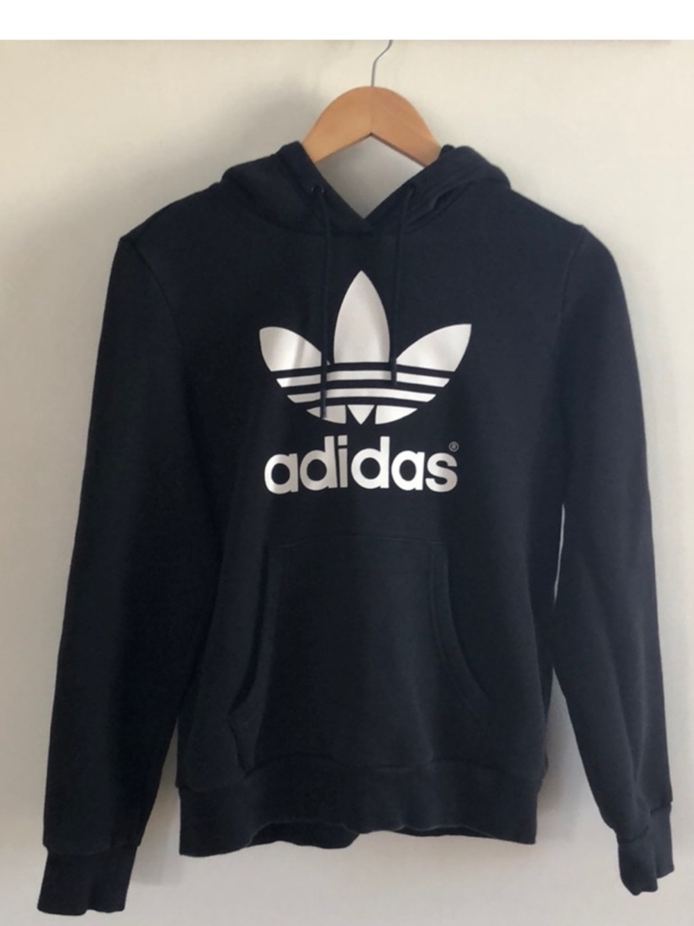 Adidas Trefoil Black Hoodie XL